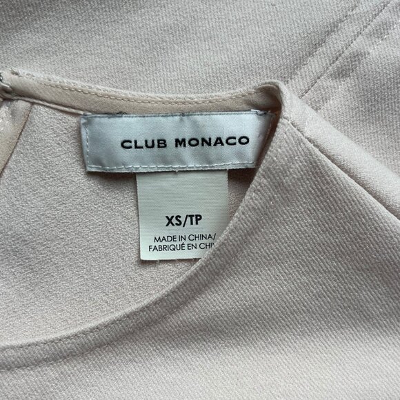 Club Monaco Puff Sleeve Short Sleeve Blouse Top - Picture 2 of 2